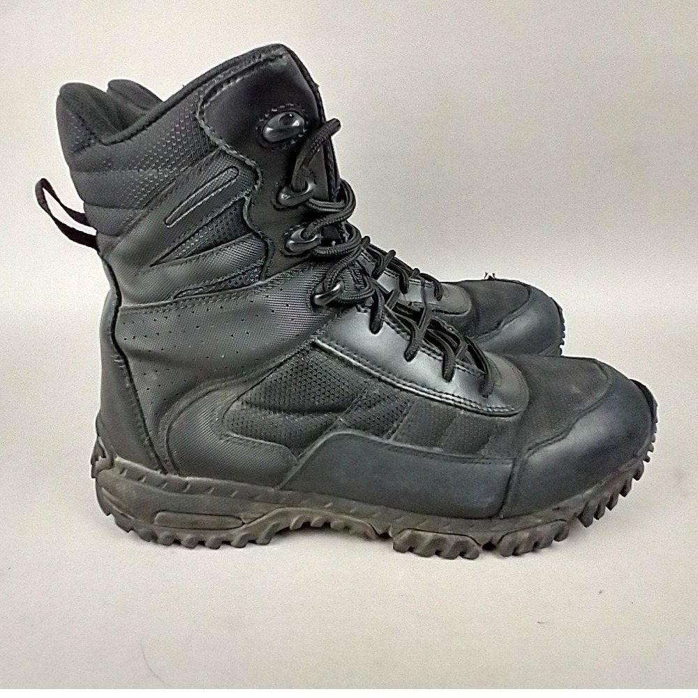 Altama Vengeance SR 8 Side Zip Tactical Boots Black Mens 9.5 305301 Duty Shoes